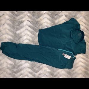 FIGS scrub set fionlite Caribbean blue xxs/small